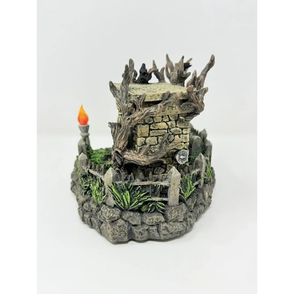 Hawthorne Village Universal Monsters The Mummy's Tomb Retired Halloween Box COA